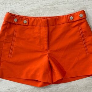 Zara High Waist Orange Shorts